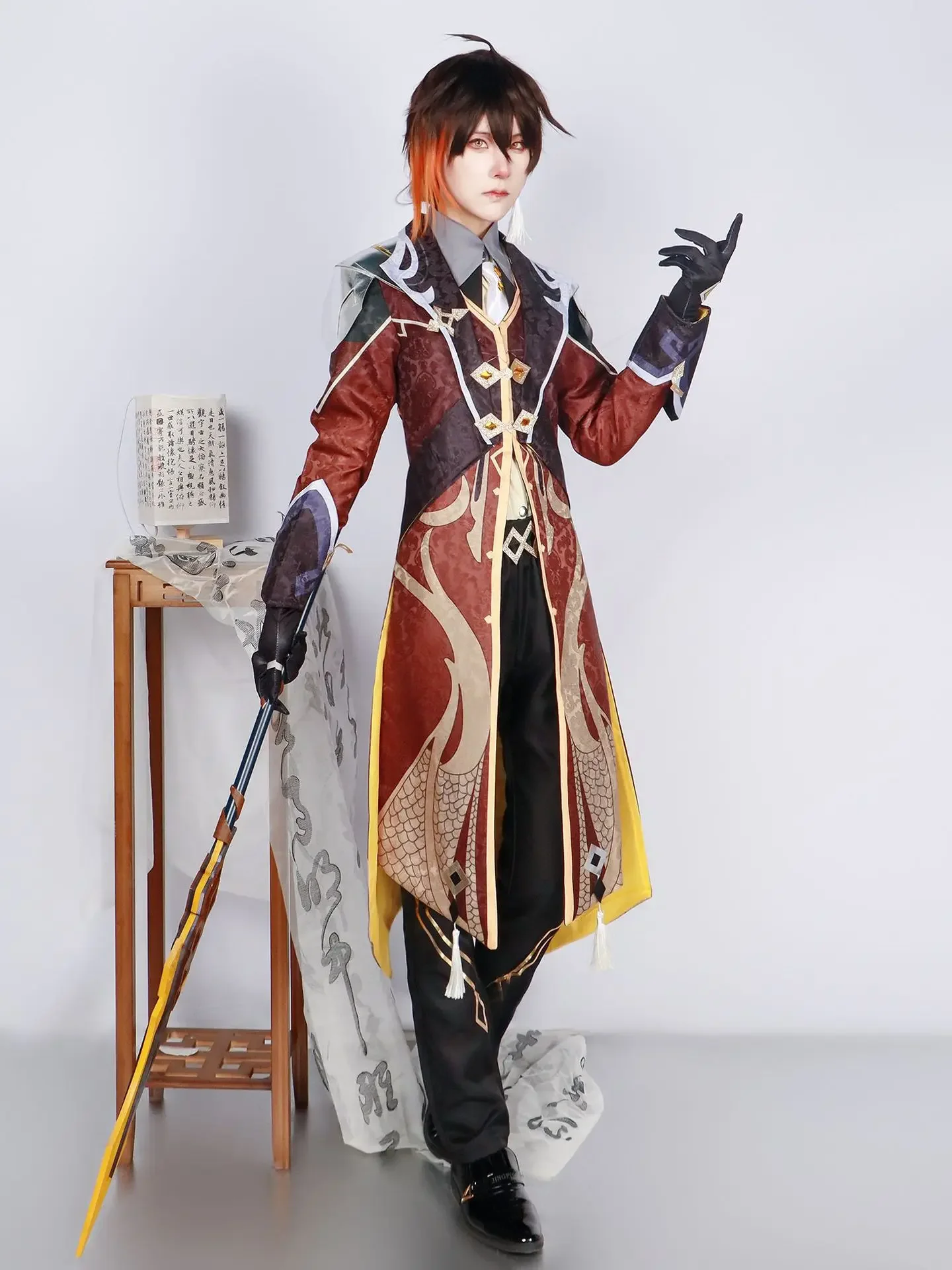 Anime Cosplay Dress For Men - Kostium Cosplay Genshin Impact Zhongli dla