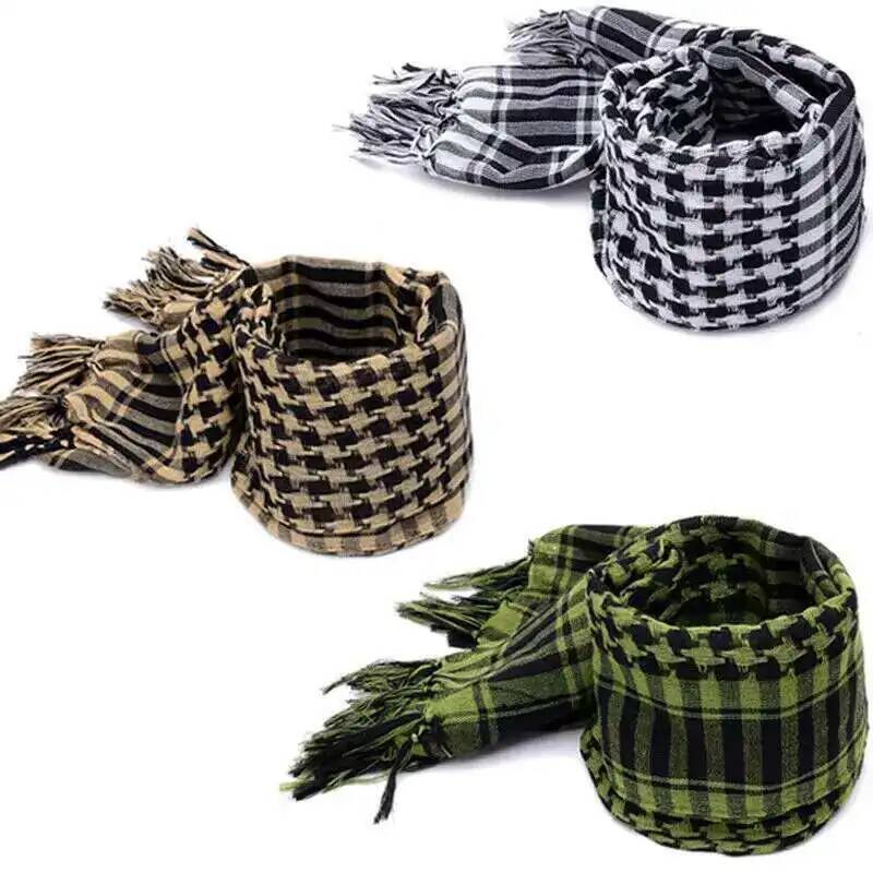 Costume Anime Cosplay - Szal arabski Arafata, elegancka keffiyeh, lekka