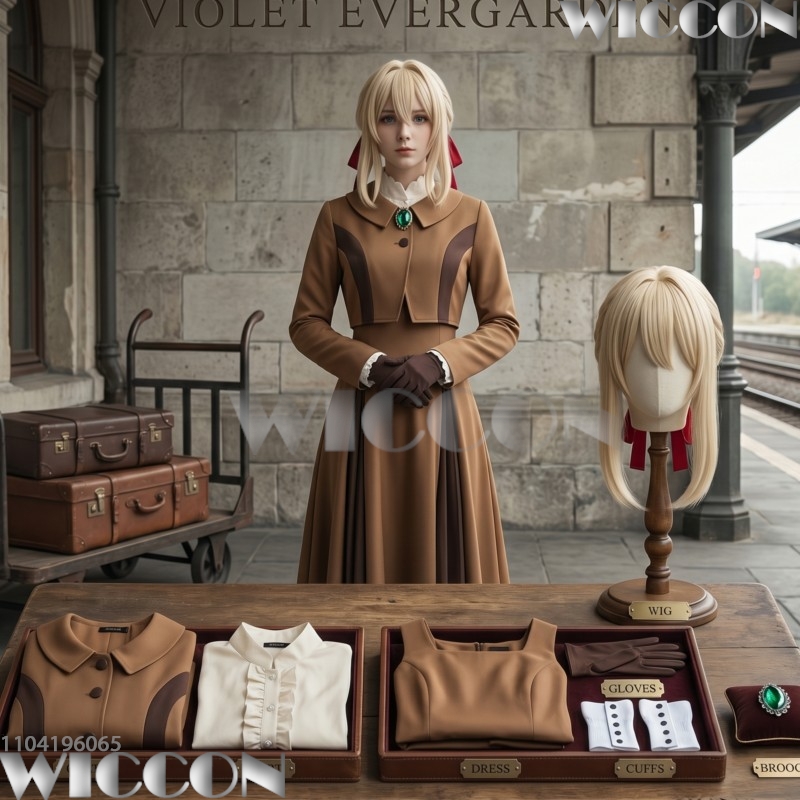 Violet Evergarden Dress - Kostium Cosplay Violet Evergarden, Mundurek Szkolny,