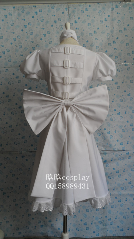Anime Cosplay Dress For Men - Kostium Cosplay Alice: Madness Returns, biała