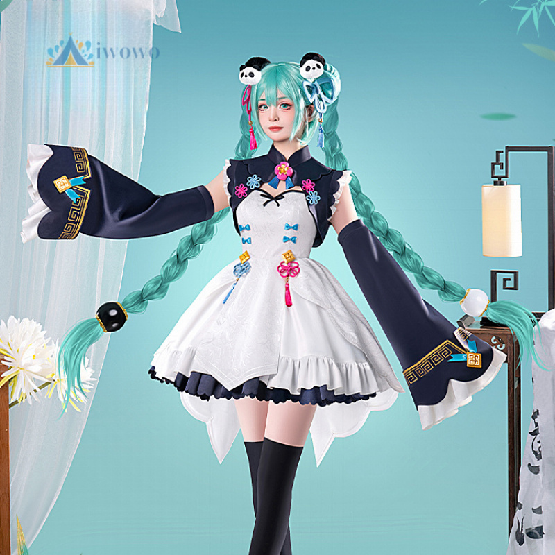 Anime Cosplay Female - Anime Project Sekai Cosplay Miku Kostium
