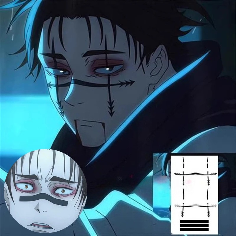 Jujutsu Kaisen Uniform - Naklejki Tatuaże Choso Anime Jujutsu Kaisen