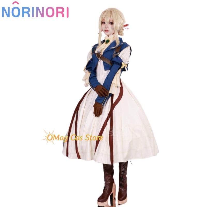Stroje na Halloween Kostiumy V – Violet Evergarden Dress recenzja i cena