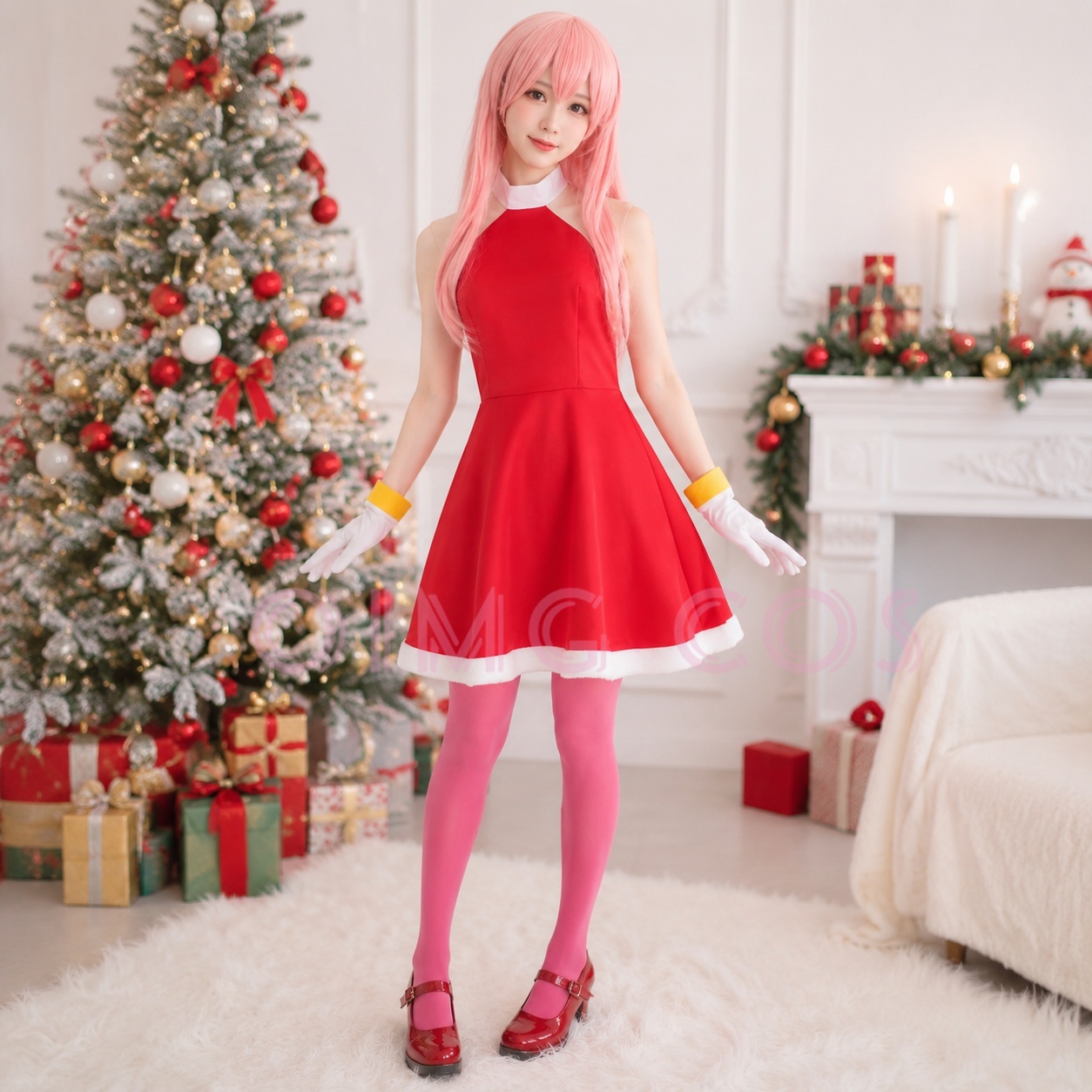 Kostium Cosplay Amy Rose dla d – Anime Cosplay Female recenzja i cena