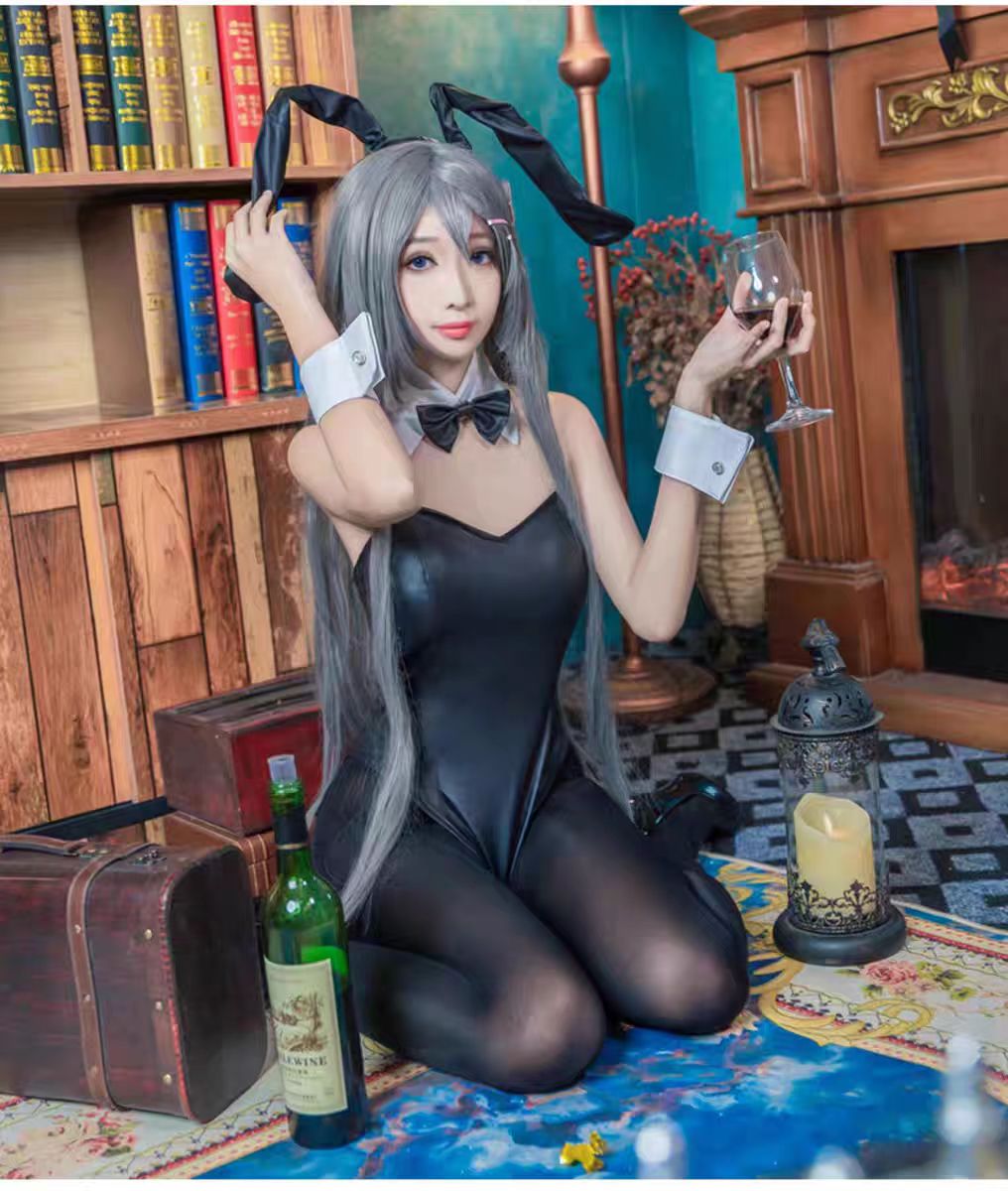 Seksowny strój króliczka Sakur – Anime Cosplay Jumpsuit recenzja i cena