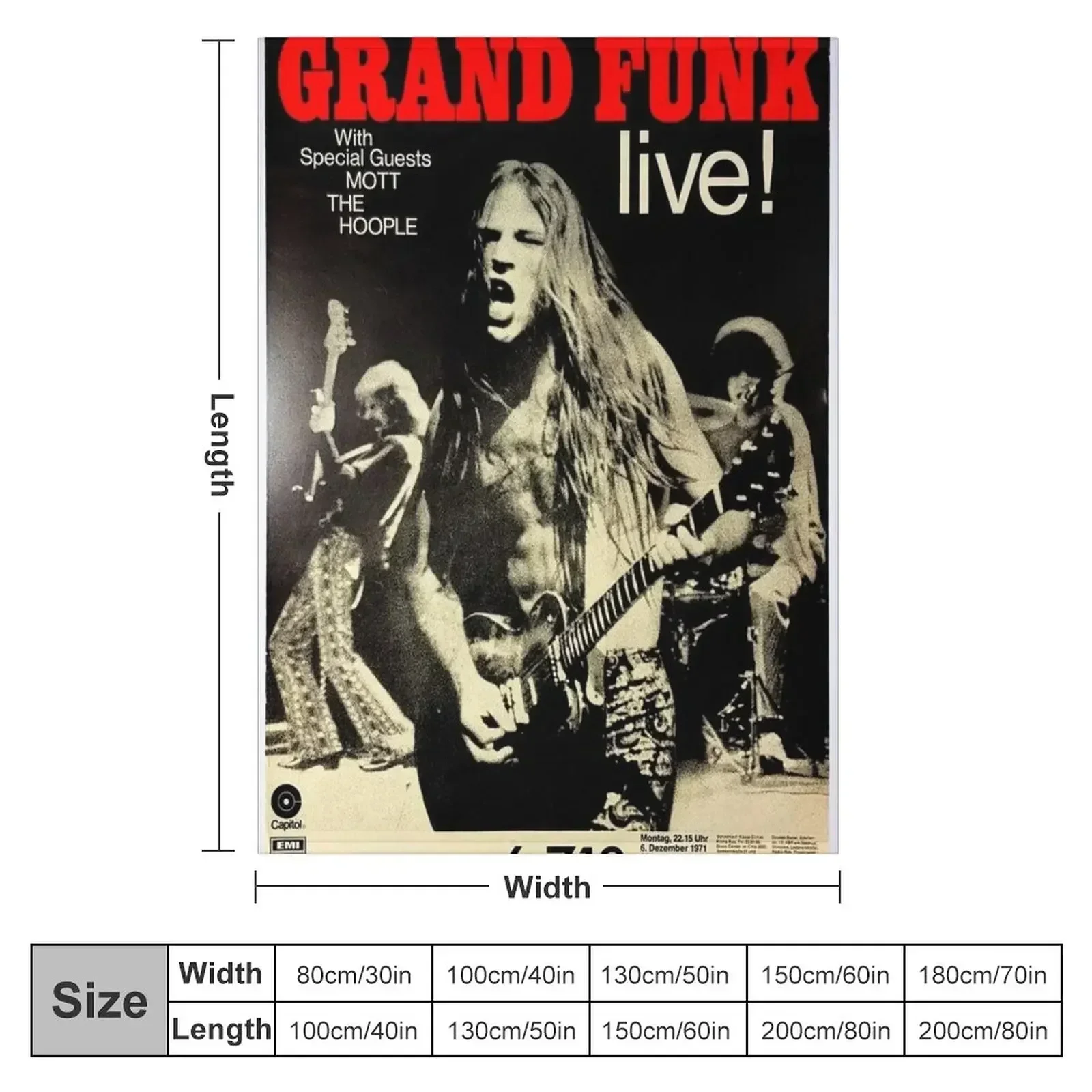 Grand Funk - Plakat Koncertowy – Anime Cosplay Idea recenzja i cena
