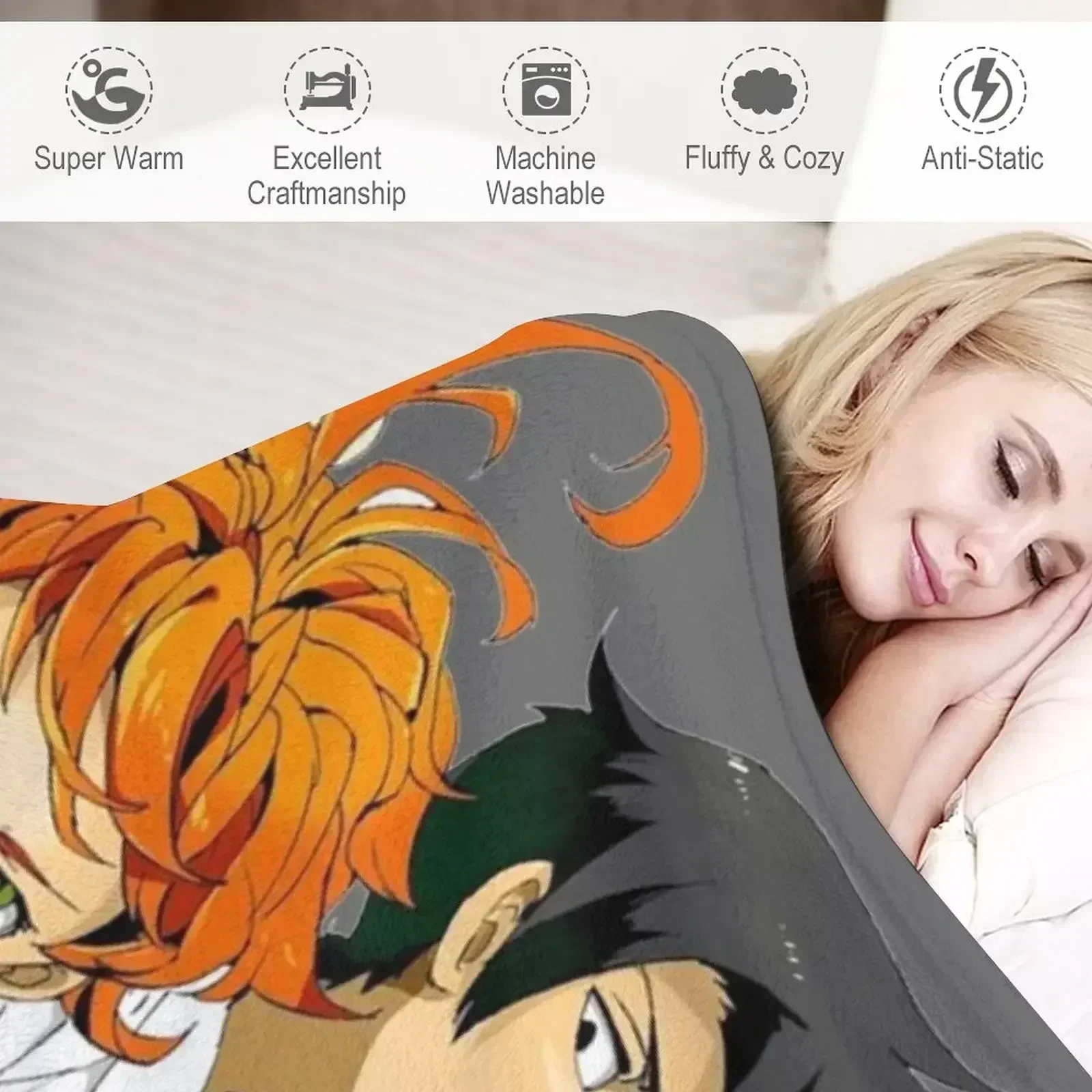 Koc Promised Neverland, narzut – Anime Cosplay Idea recenzja i cena
