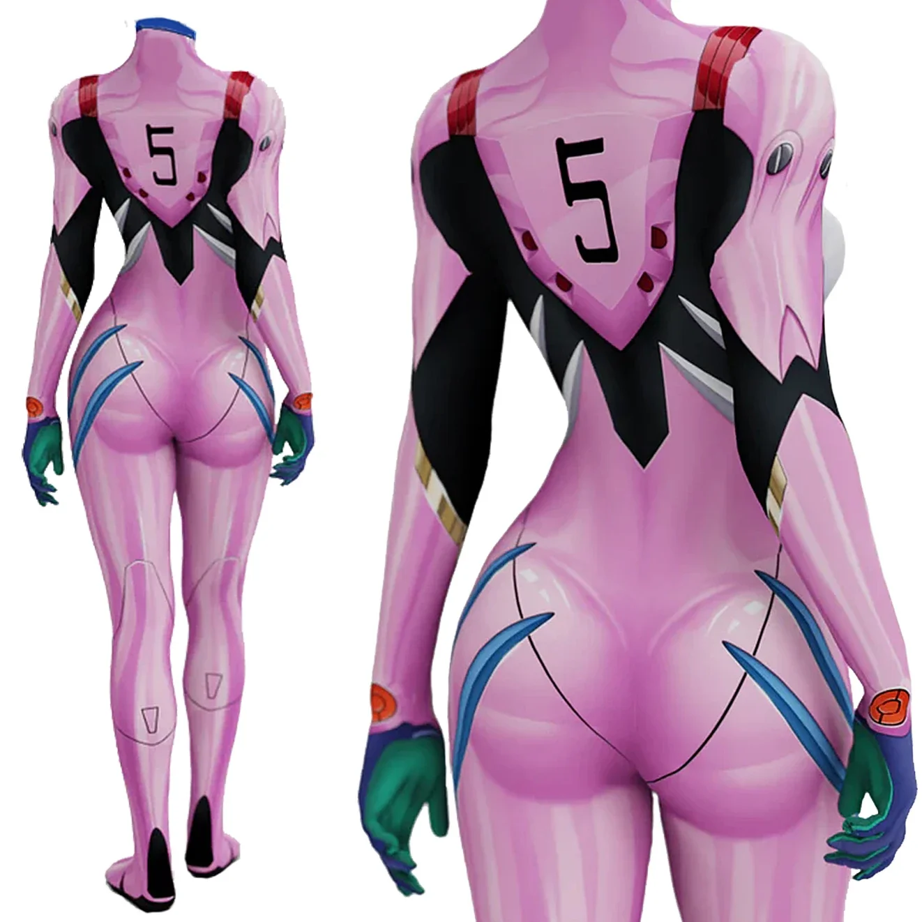 Anime EVA 05 Makinami Strój Co – Anime Cosplay Jumpsuit recenzja i cena