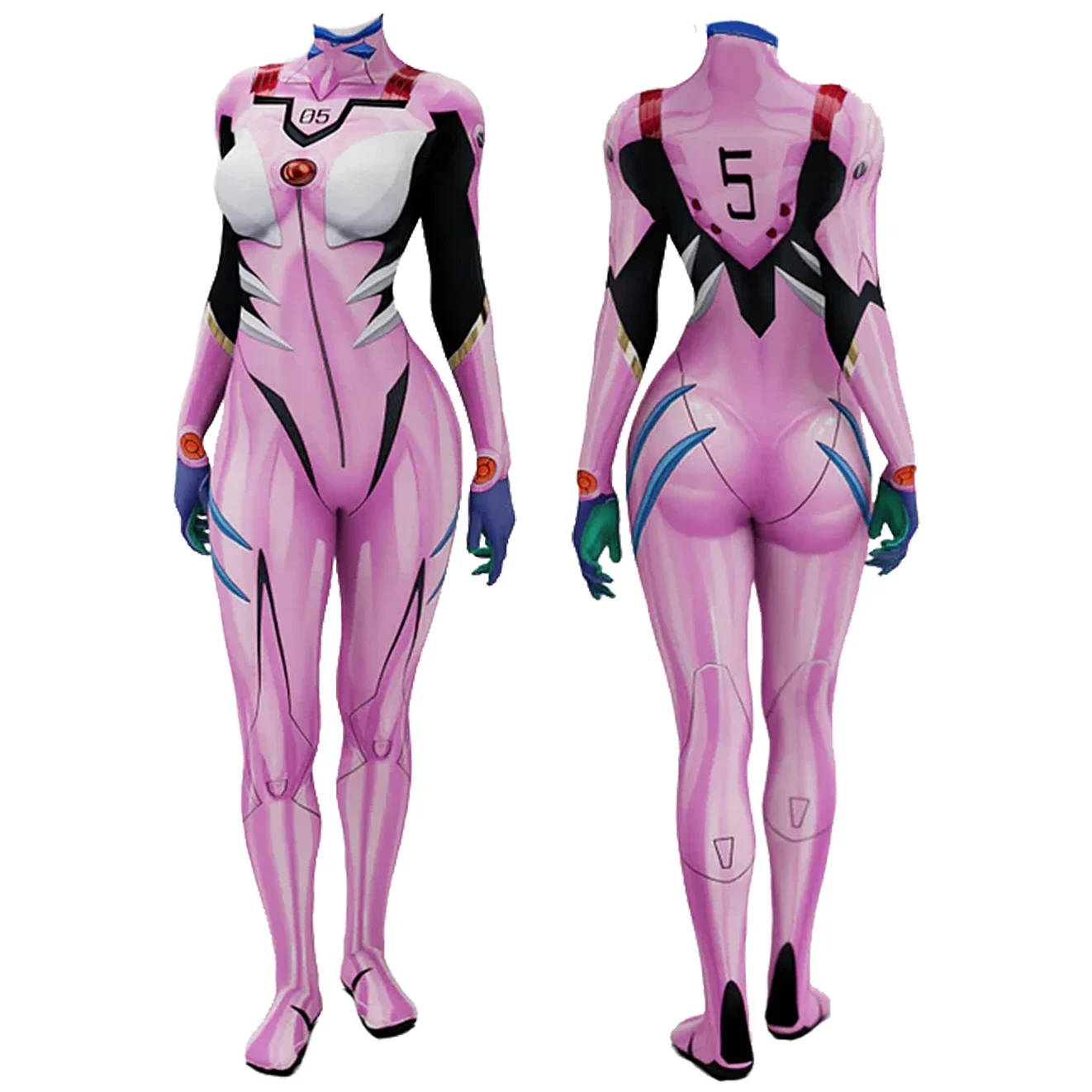 Anime EVA 05 Makinami Strój Co – Anime Cosplay Jumpsuit recenzja i cena