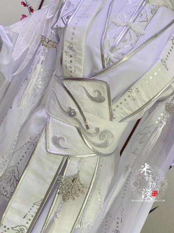 Hanfu Biały Strój Chiński Męsk – Anime Cosplay Dress For Men recenzja i cena